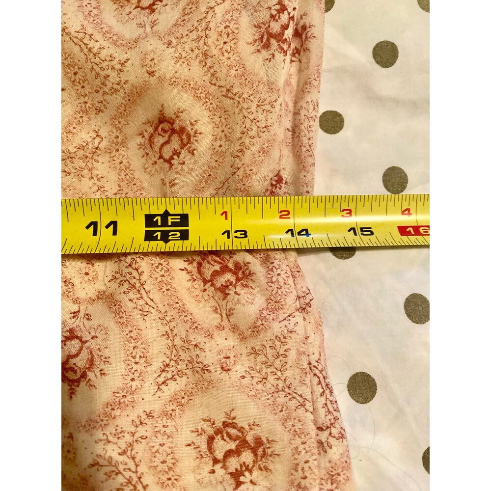 Vtg 70s Boho Handmade 2-Piece Pink Floral Halter Maxi Dress & Bolero Set XS OOAK - Picture 10 of 15